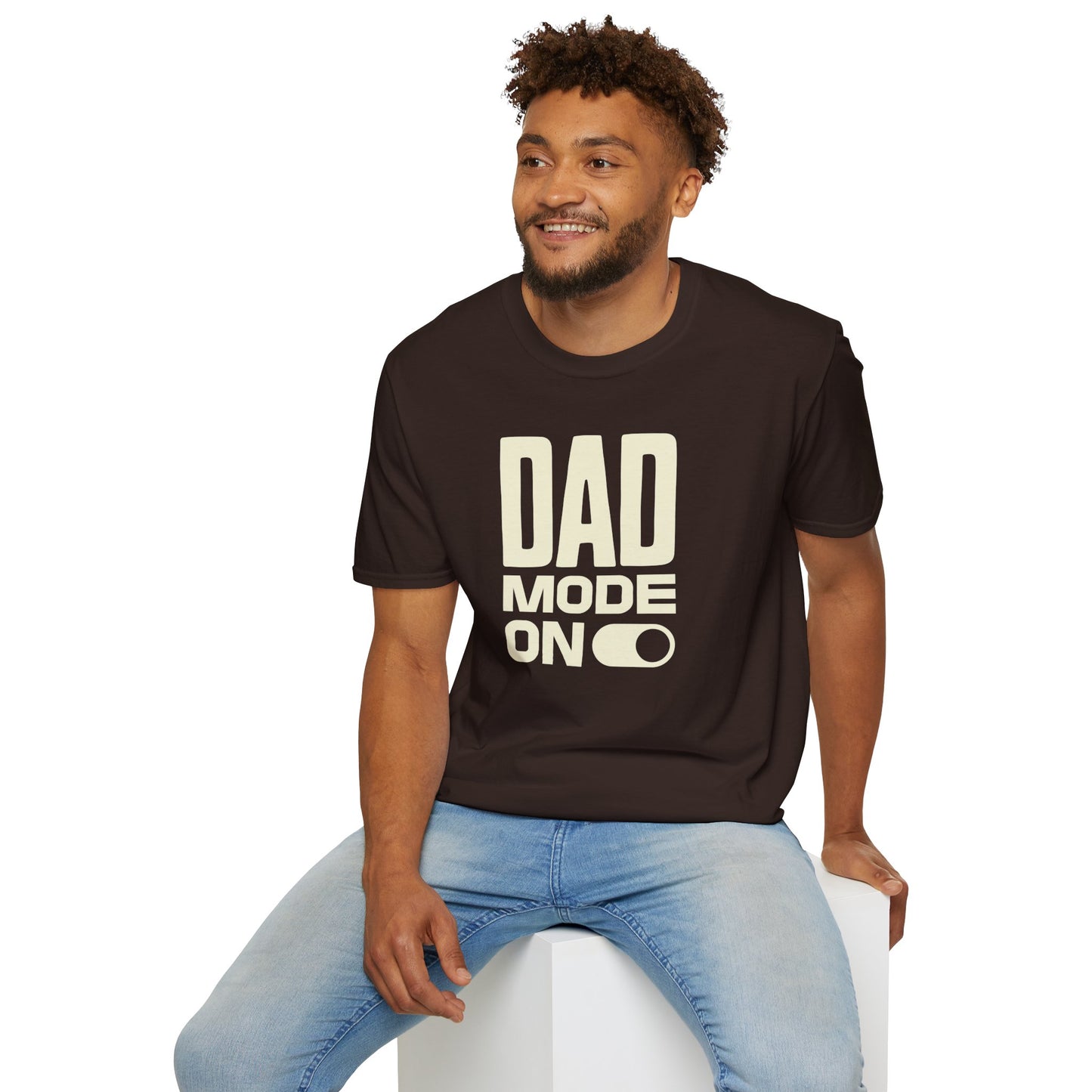 Dad Mode On Unisex Softstyle T-Shirt
