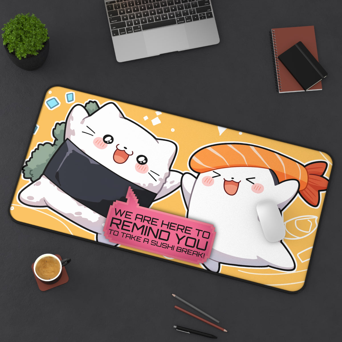 Cute Sushi Desk Mat