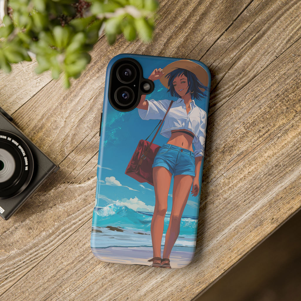 Tough Cases: Stylish Phone Case with Beach Vibe
