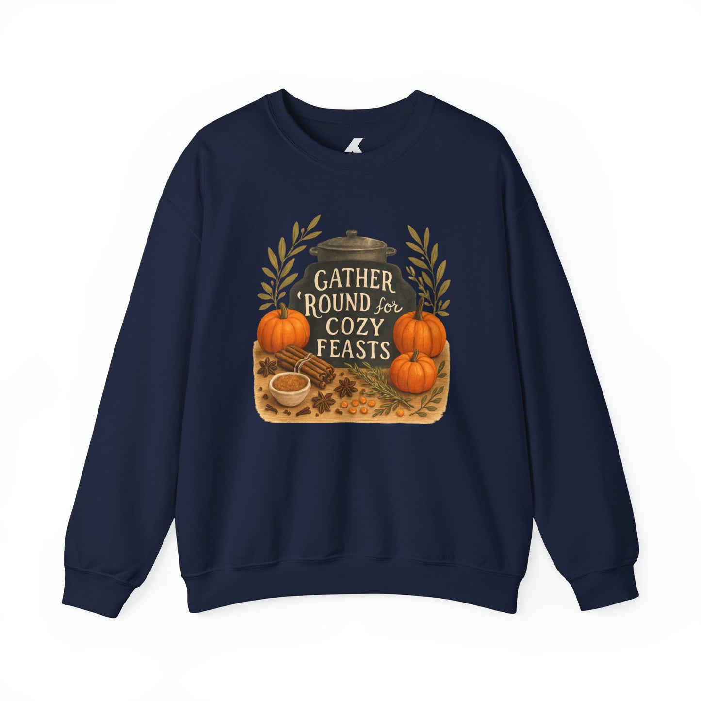 Gather Round for Cozy Feasts Sweatshirt