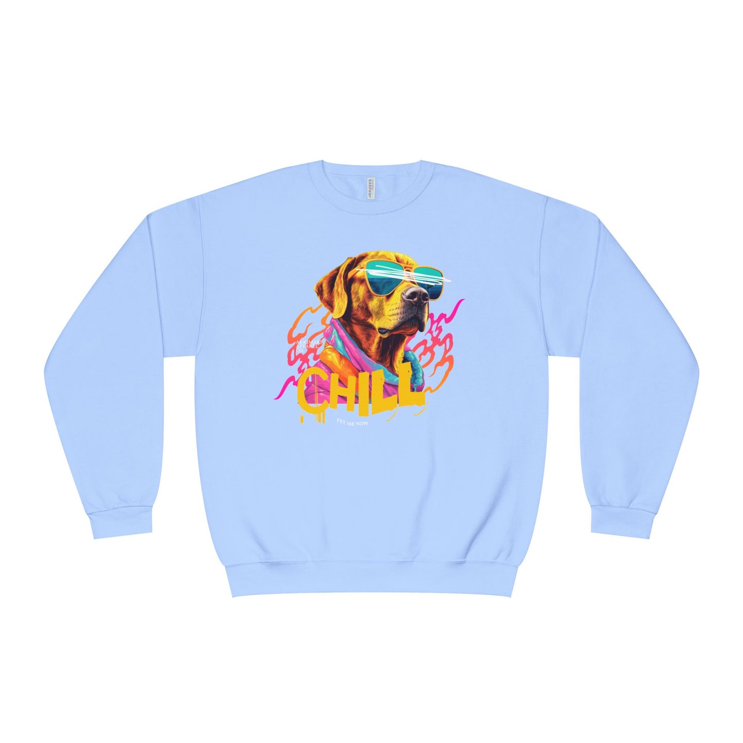 Chill Dog Graphic Crewneck Sweatshirt