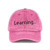 Vintage Embroidered Cap for Learning Enthusiasts