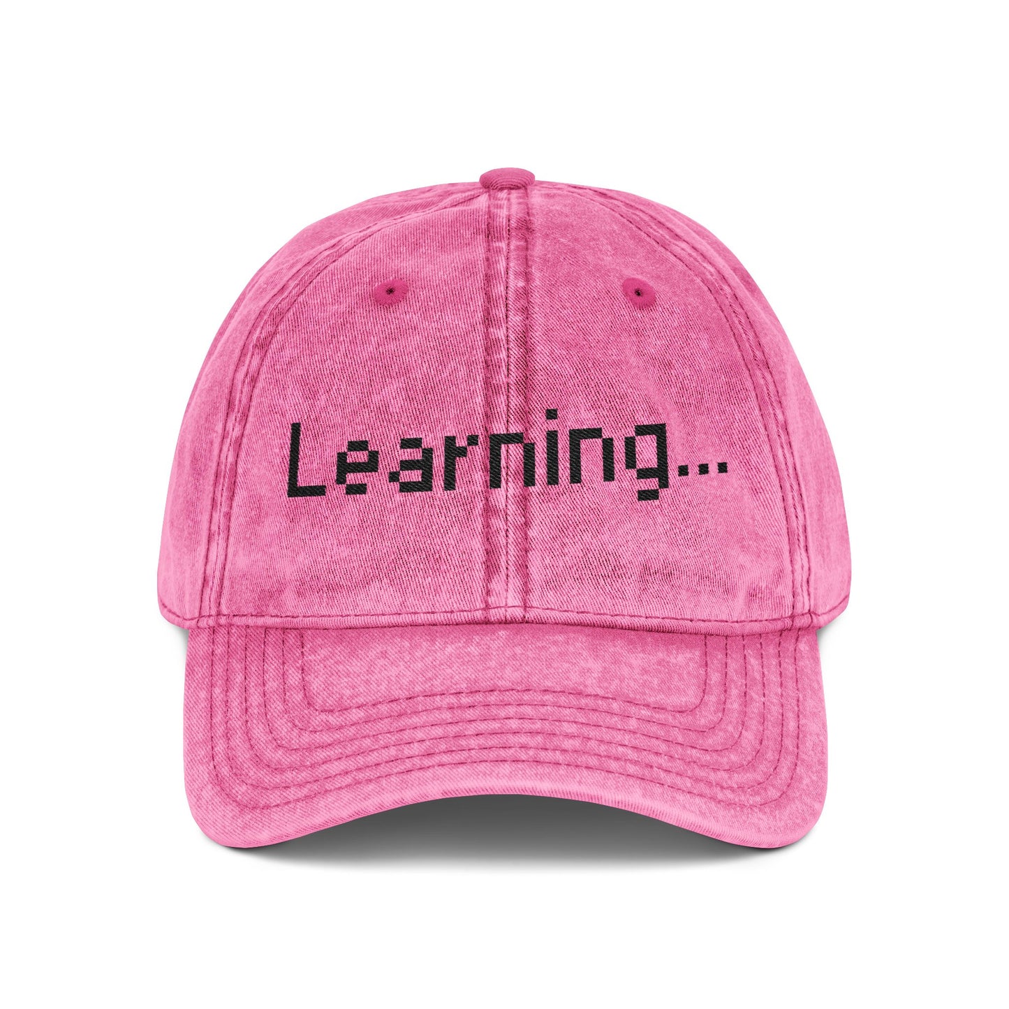 Vintage Embroidered Cap for Learning Enthusiasts