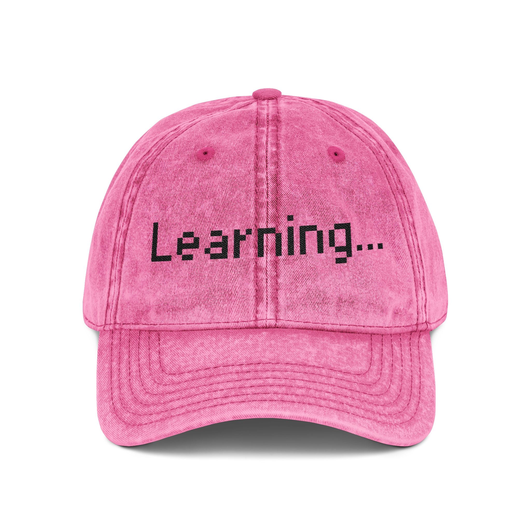 Vintage Embroidered Cap for Learning Enthusiasts