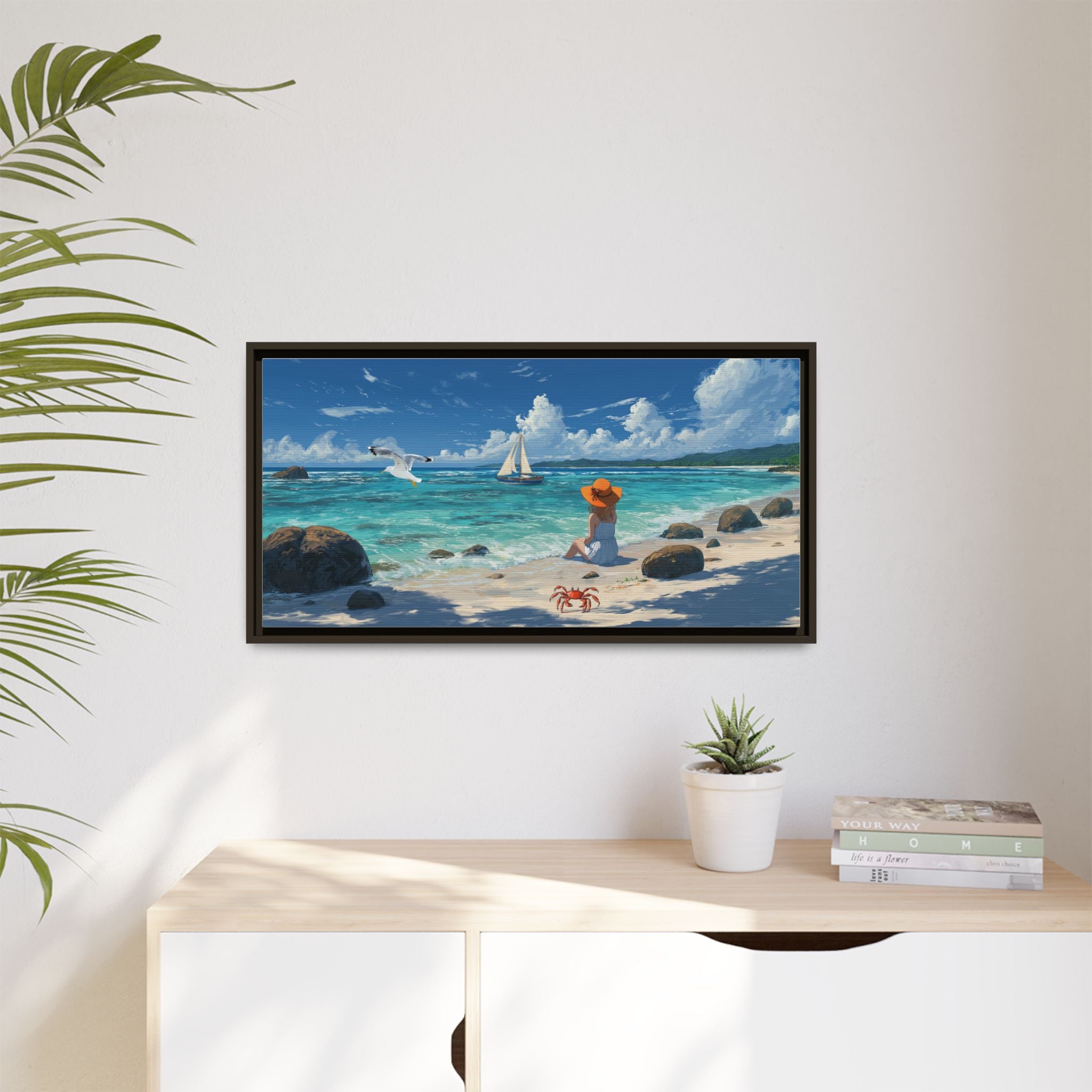 Beach Vibe Wall Art Coastal Landscape