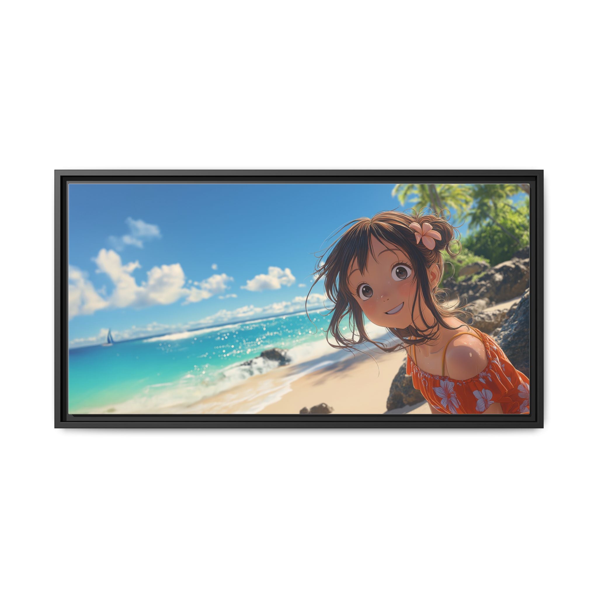 Vibrant Framed Canvas Print