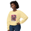 Positive Vibes Unisex Lightweight Crewneck Sweatshirt