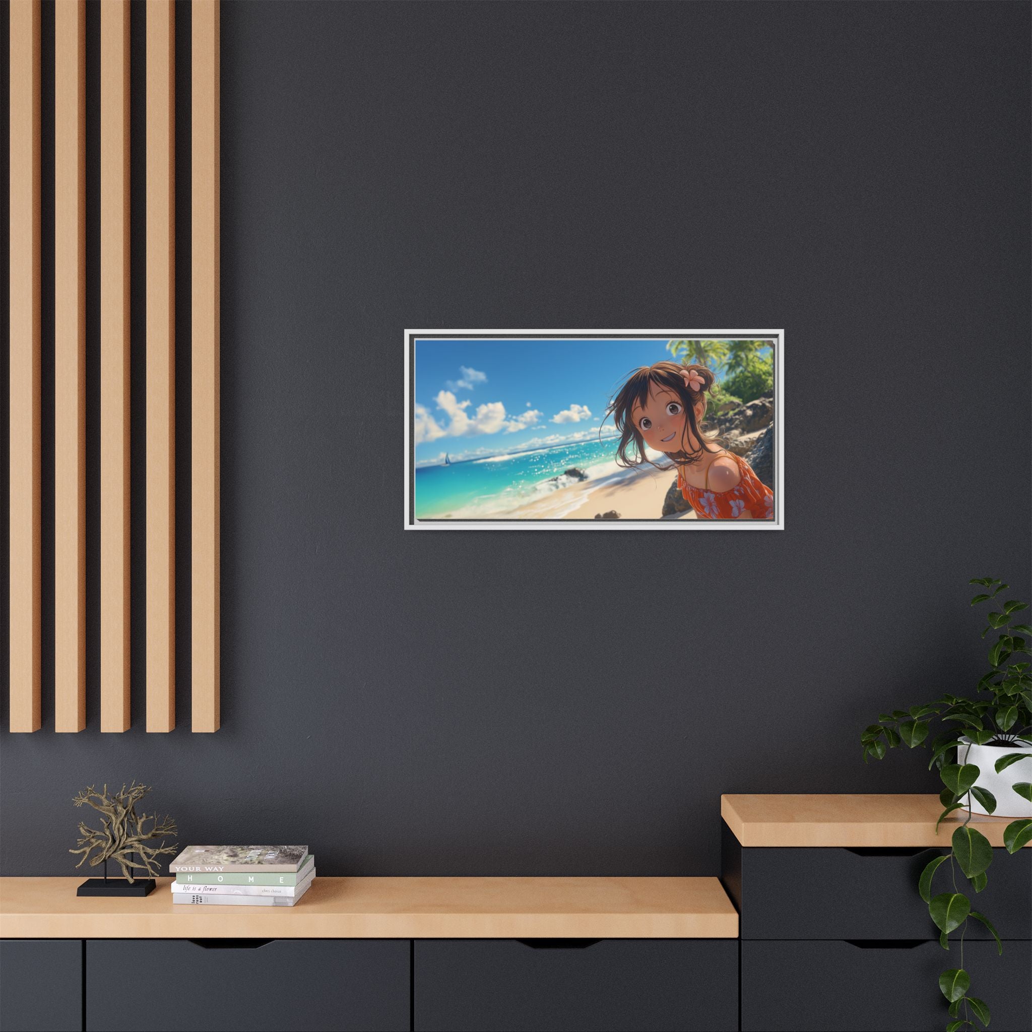 Vibrant Framed Canvas Print