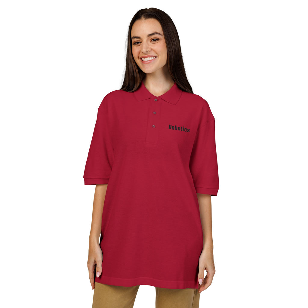 Robotics Embroidered Unisex Polo Shirt