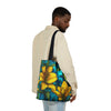 Vibrant Floral Canvas Tote Bag