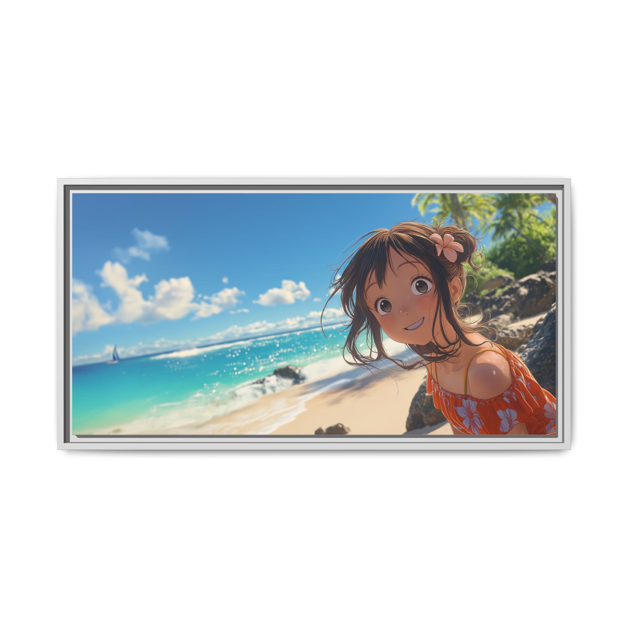 Vibrant Framed Canvas Print