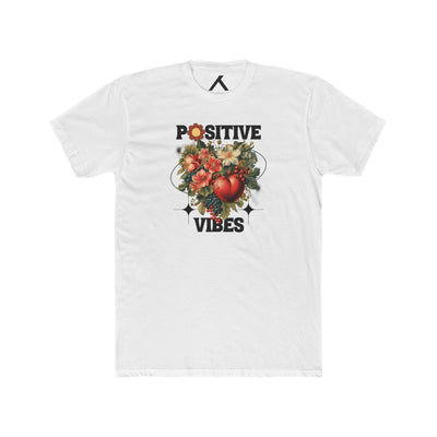 Positive Vibes Unisex Cotton Crew Tee