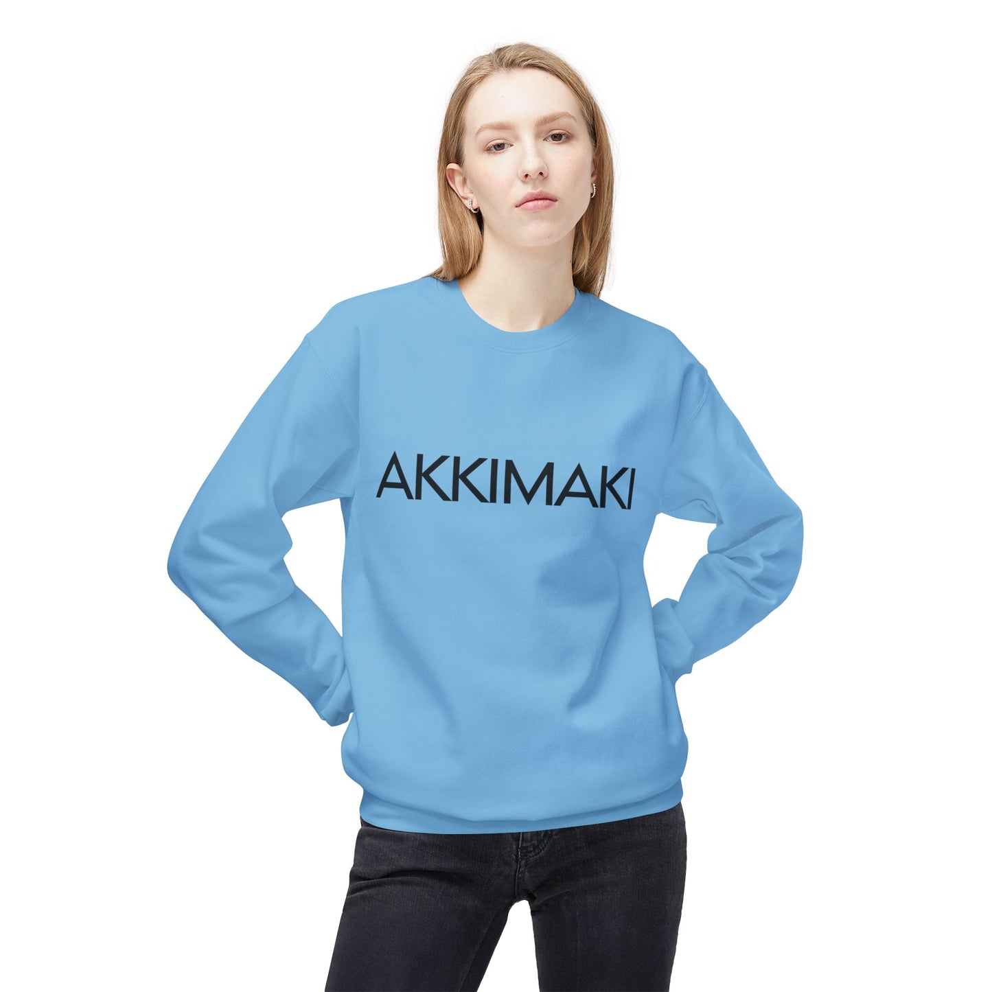 Unisex Fleece Crewneck Sweatshirt - AKKIMAKI Statement