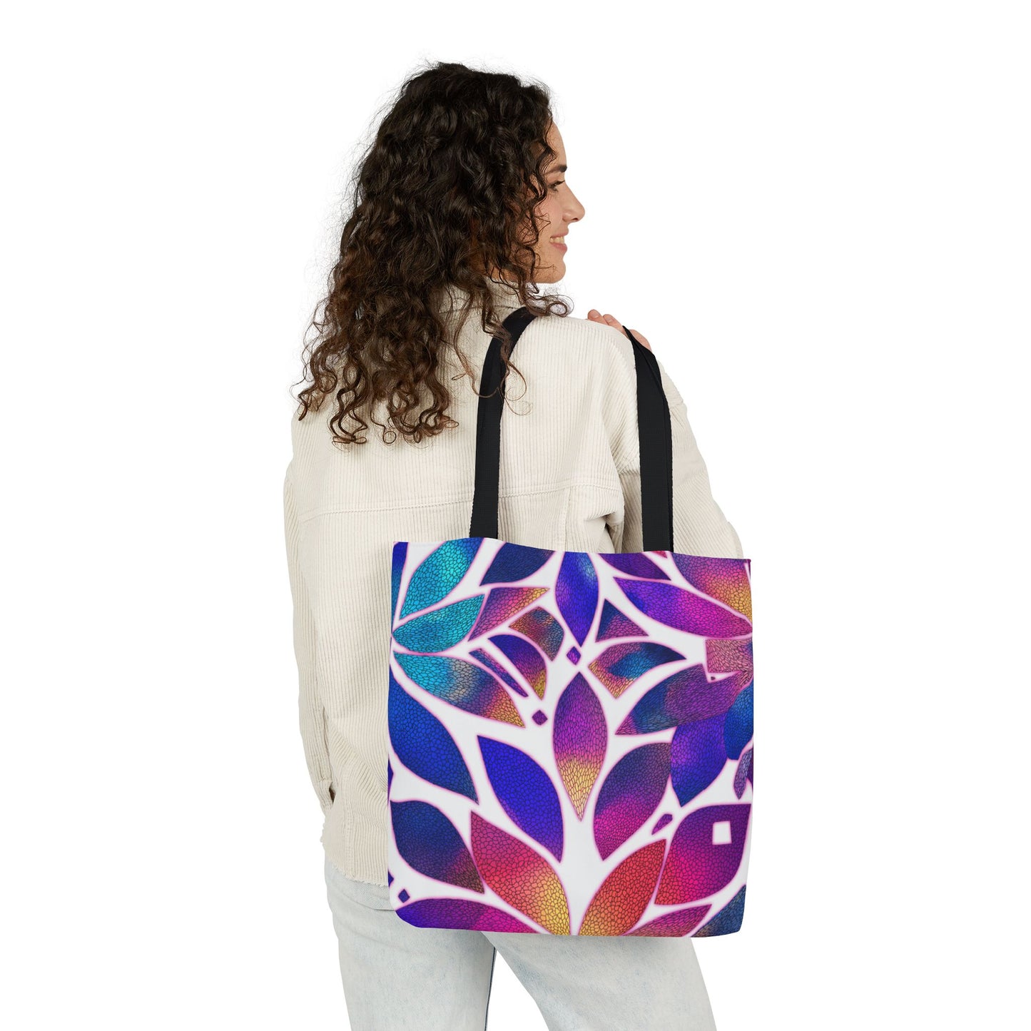 Floral Canvas Tote Bag