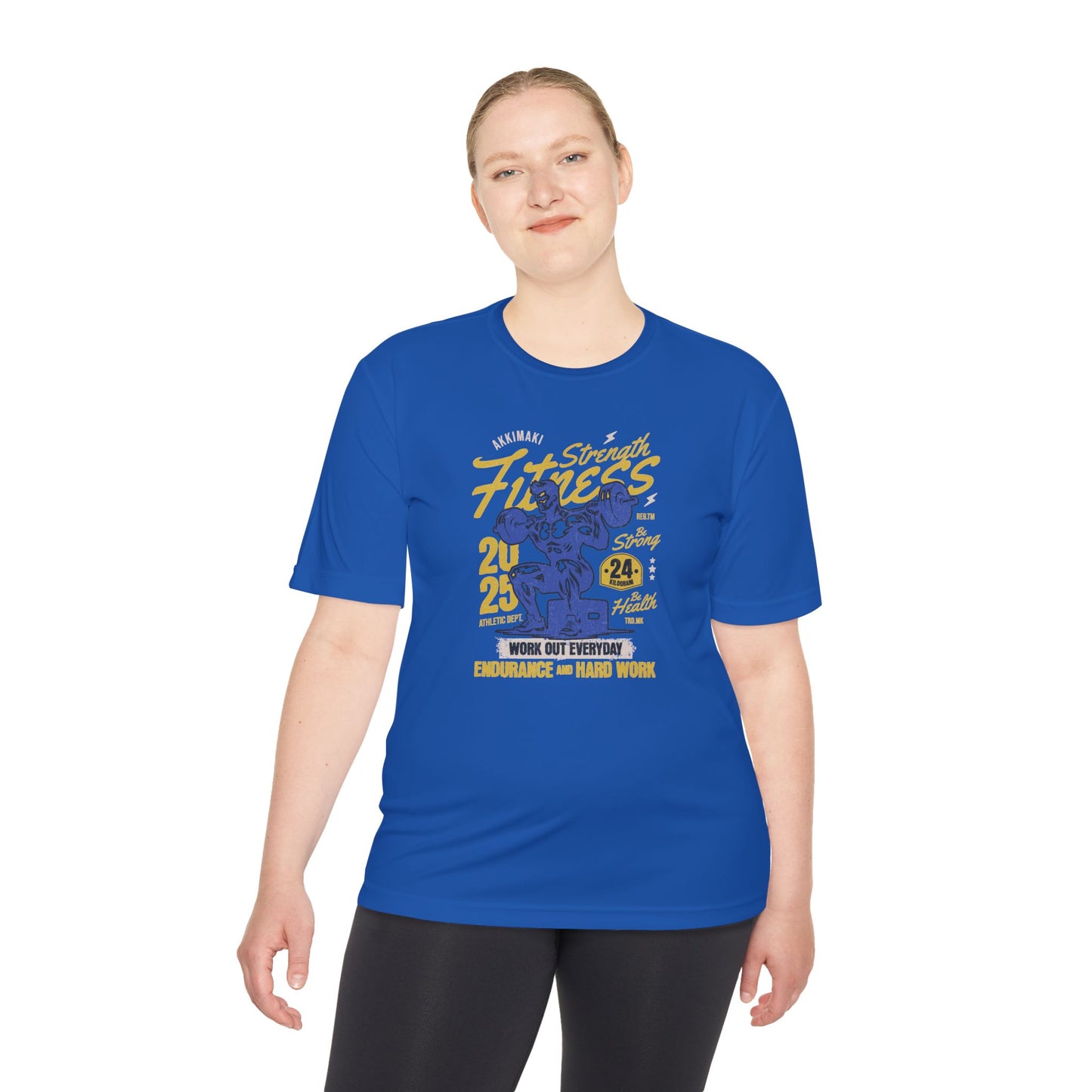 Strength Fitness Unisex Moisture Wicking Tee