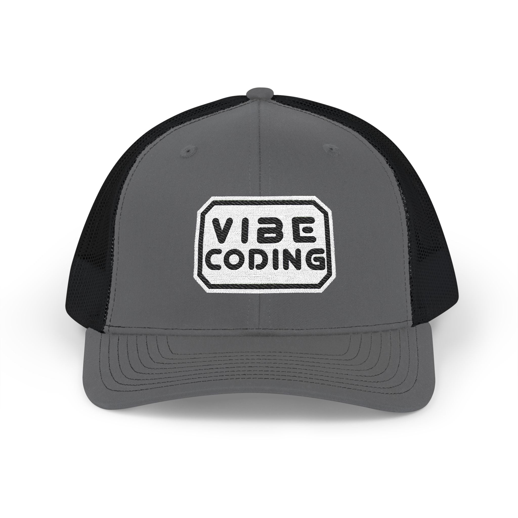 Vibe Coding Snapback Trucker Cap