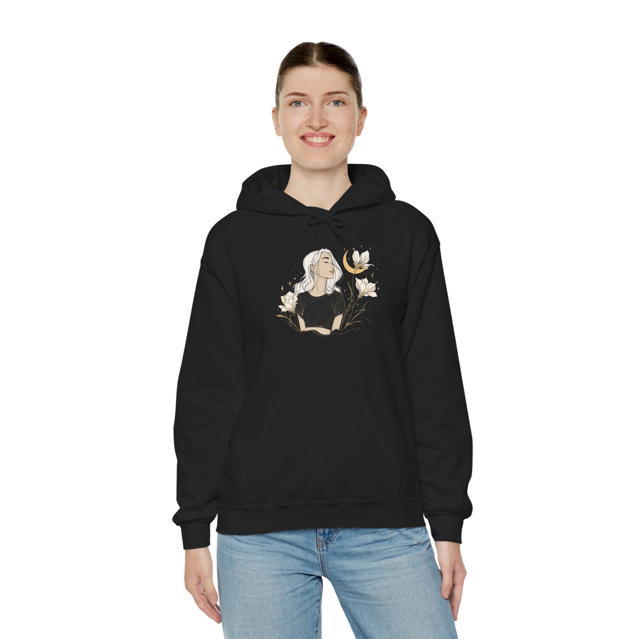 Dreamy Floral Hooded Sweatshirt