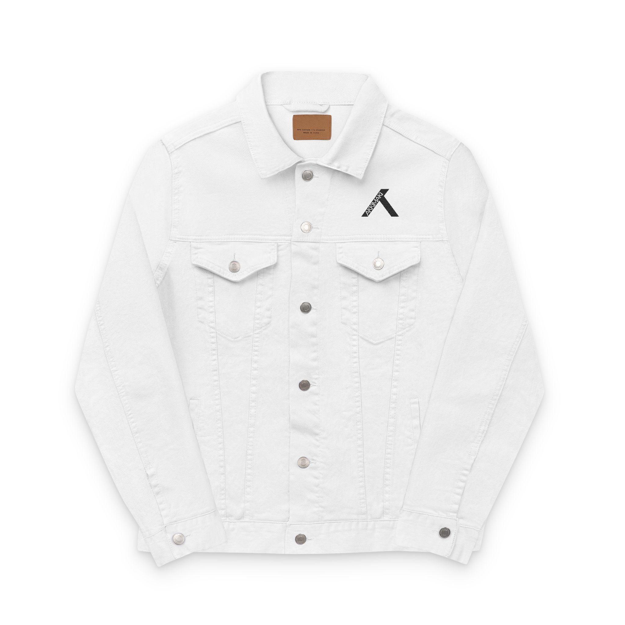 Embroidery Denim Jacket – Casual Streetwear