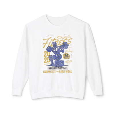 Fitness Motivation Unisex Lightweight Crewneck Sweatshirt