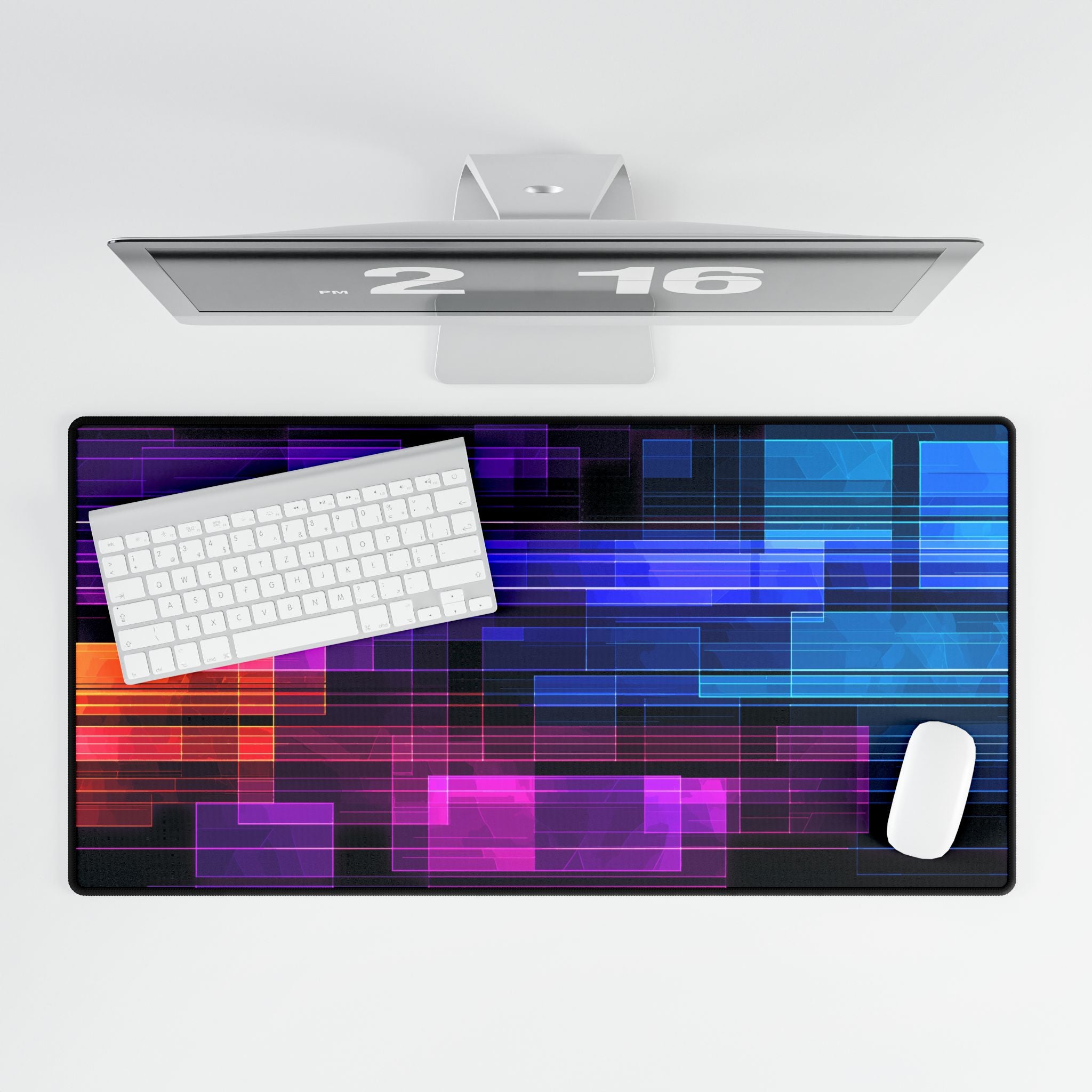 Vibrant Abstract Desk Mat