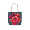 Floral Canvas Tote Bag