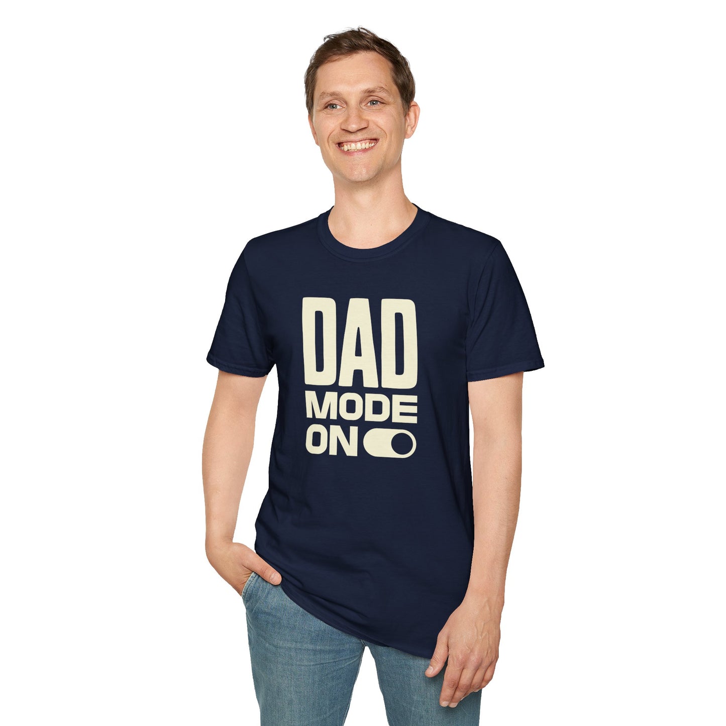Dad Mode On Unisex Softstyle T-Shirt