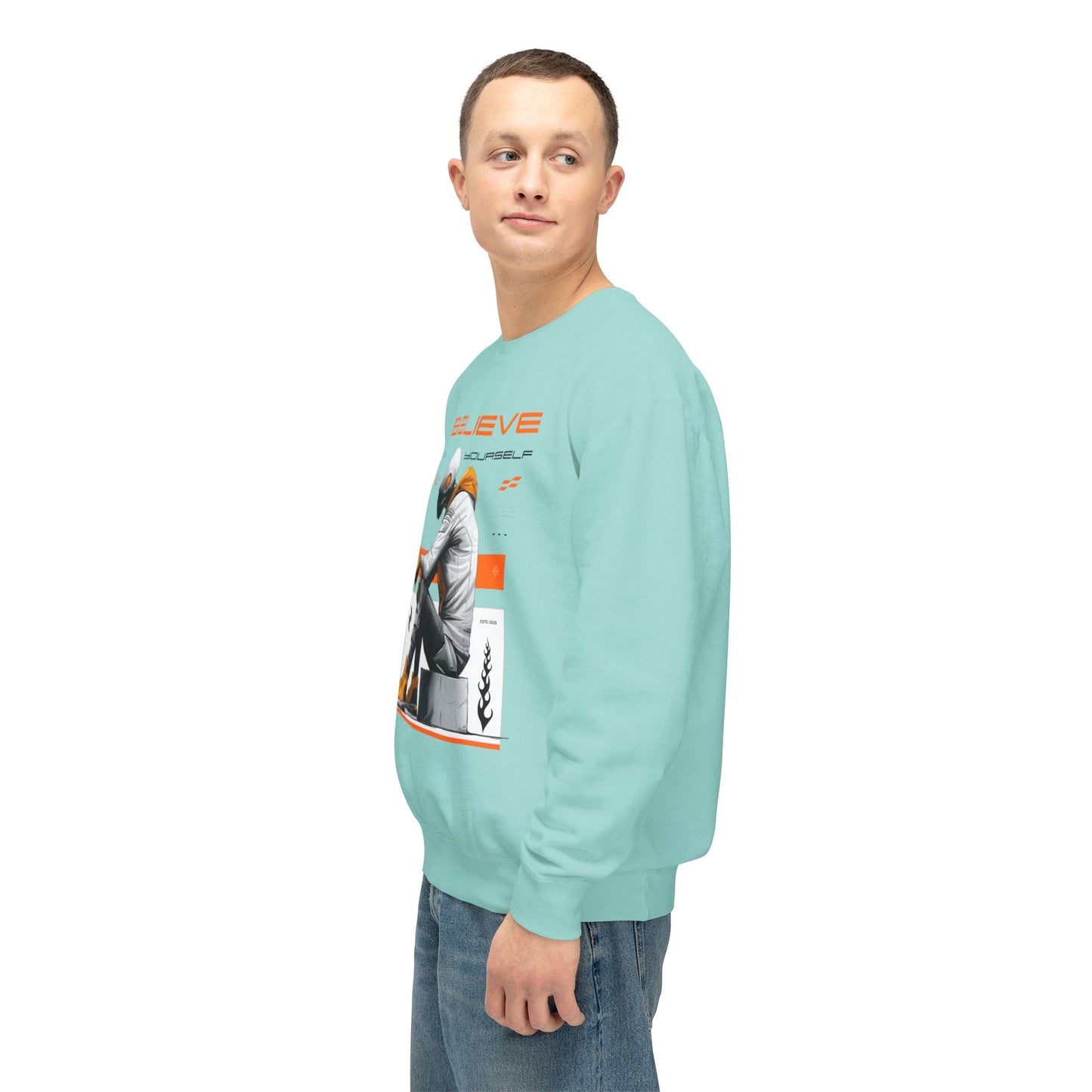 Inspirational Unisex Lightweight Crewneck Sweatshirt