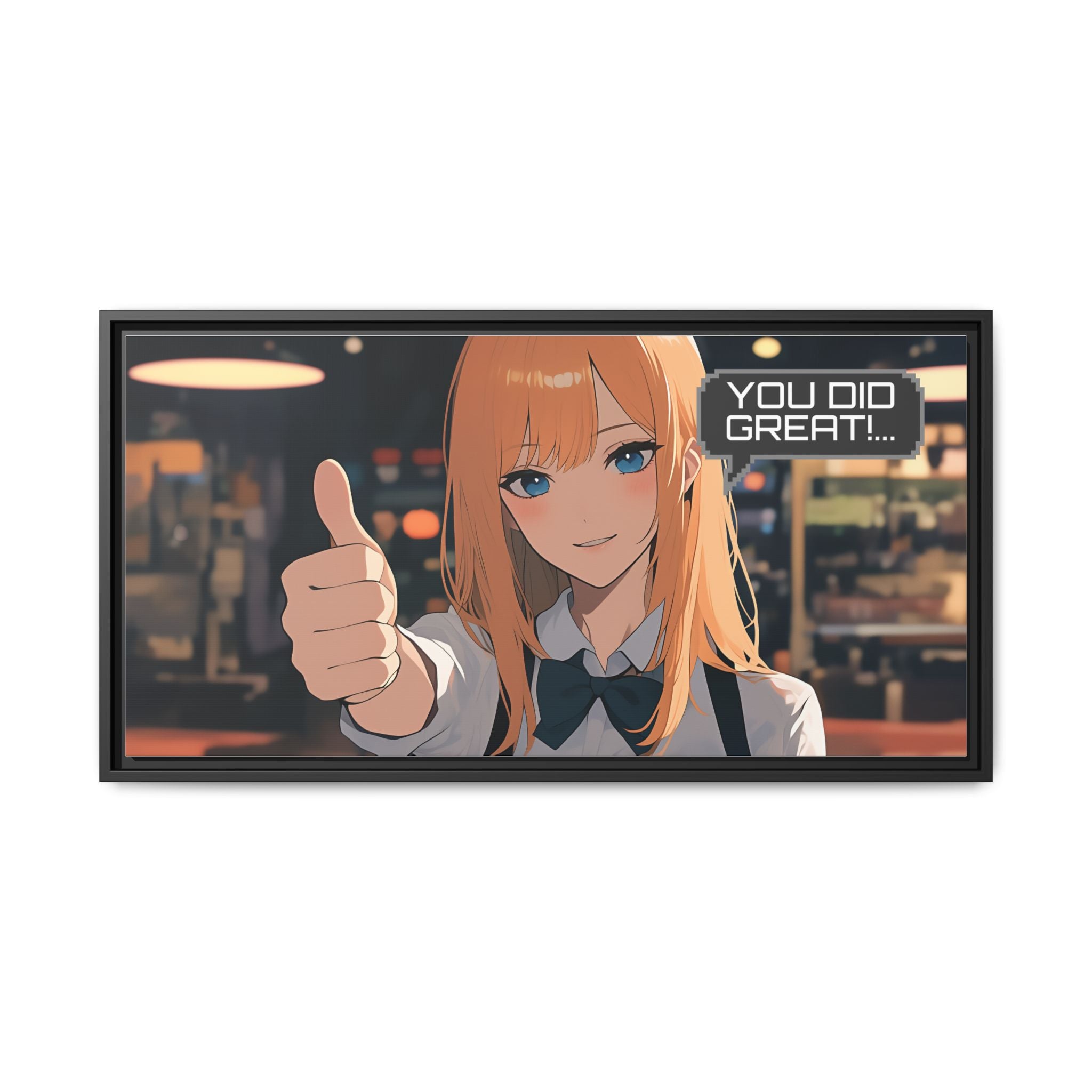 Motivational Framed Canvas Wall Art