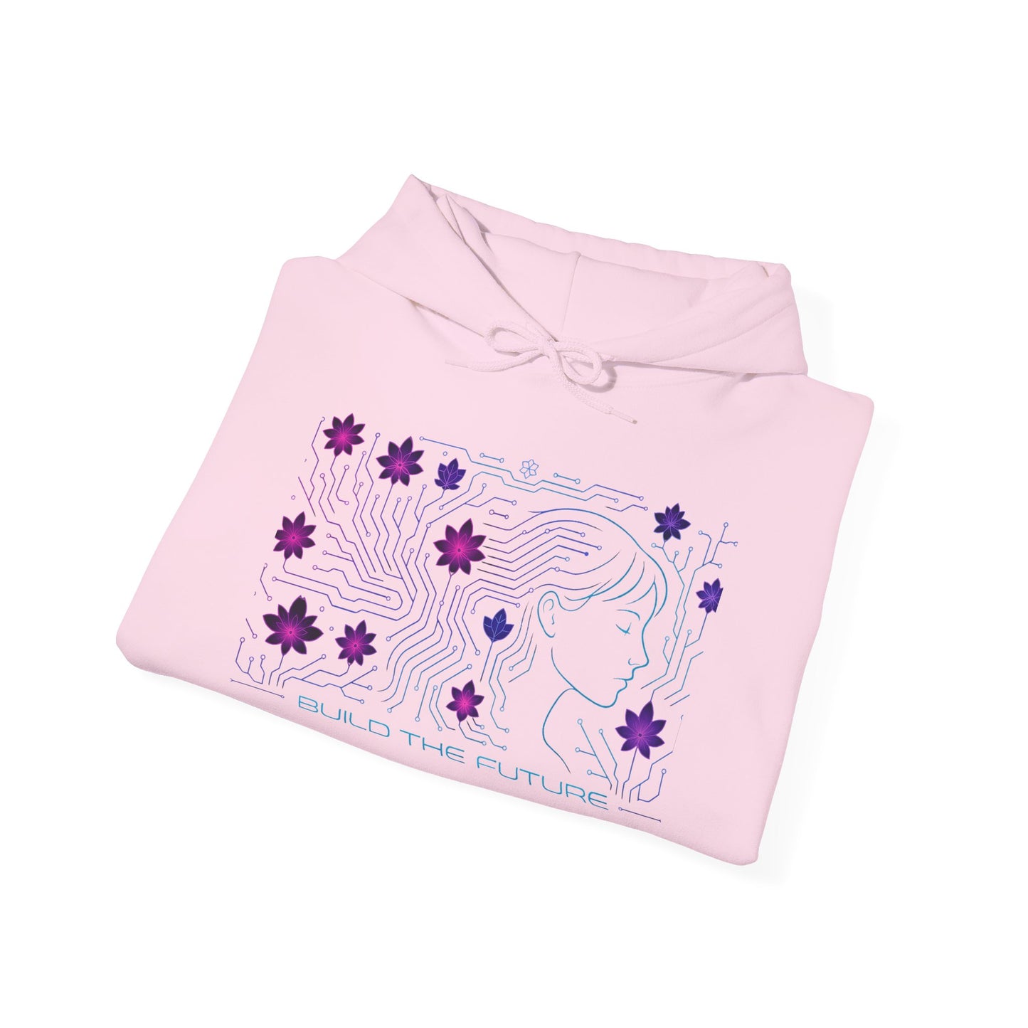 Floral Graphic Hooded Sweatshirt