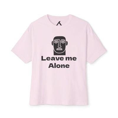 Leave Me Alone T‑Shirt — Minimalist Face Graphic Oversized Tee