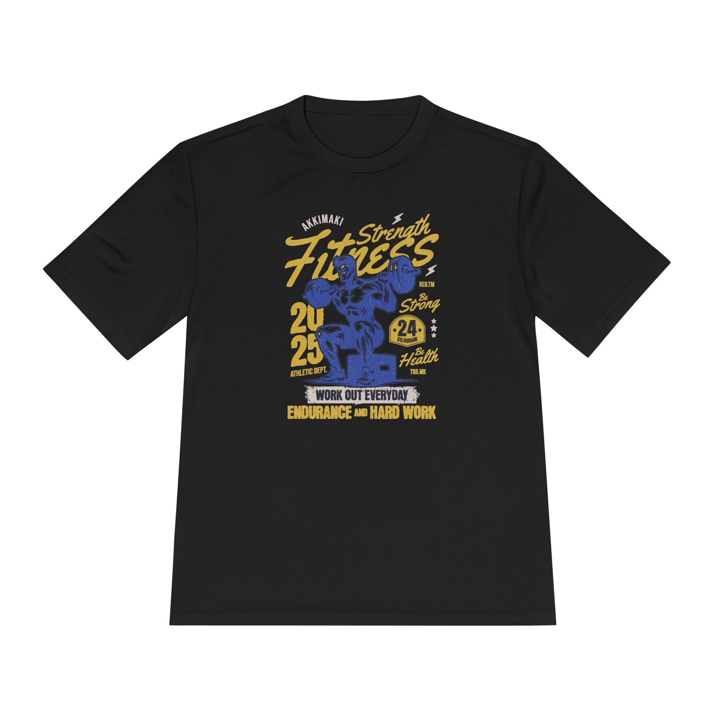 Strength Fitness Unisex Moisture Wicking Tee