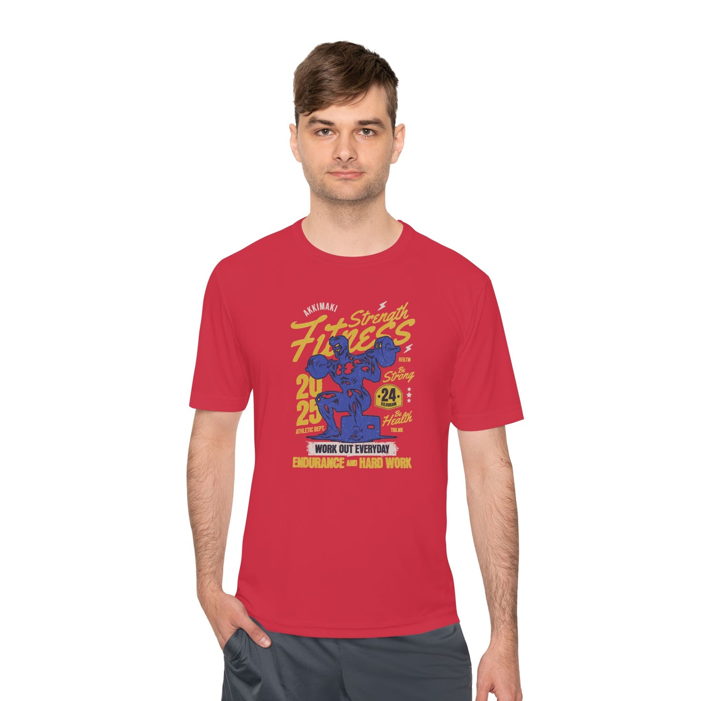 Strength Fitness Unisex Moisture Wicking Tee