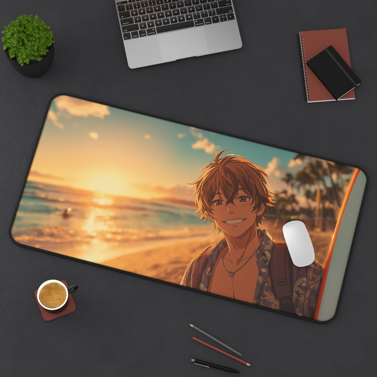 Sunset Beach Desk Mat