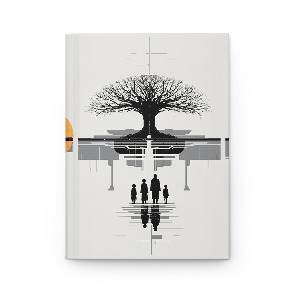 Minimalist Tree Reflection Journal (Sunrise Silhouette)