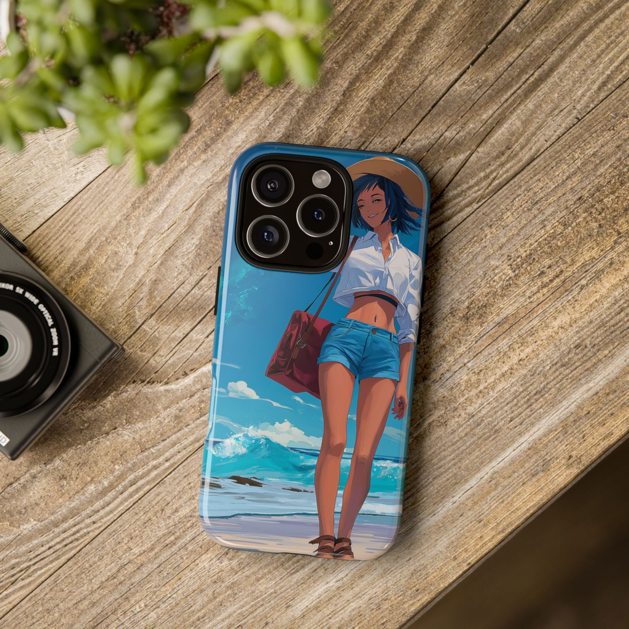 Tough Cases: Stylish Phone Case with Beach Vibe
