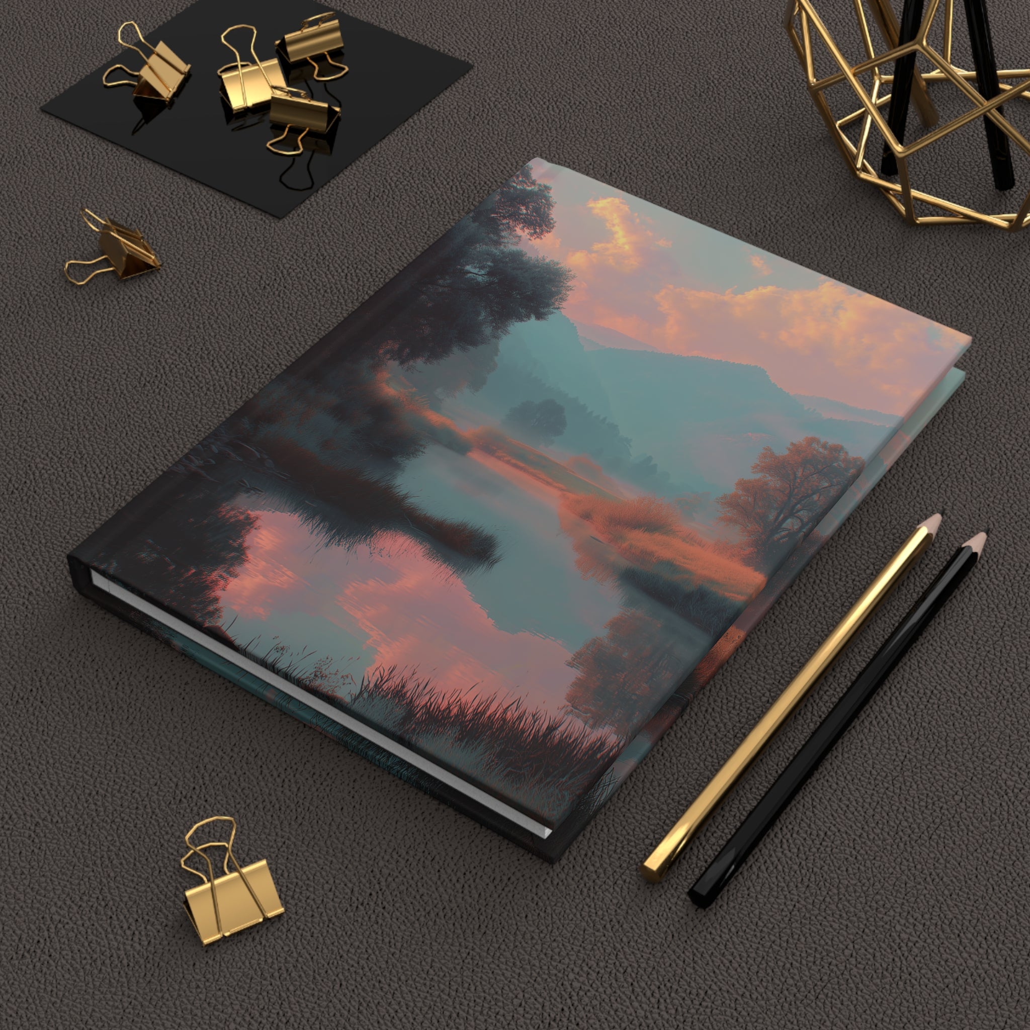 Serene Landscape Hardcover Journal