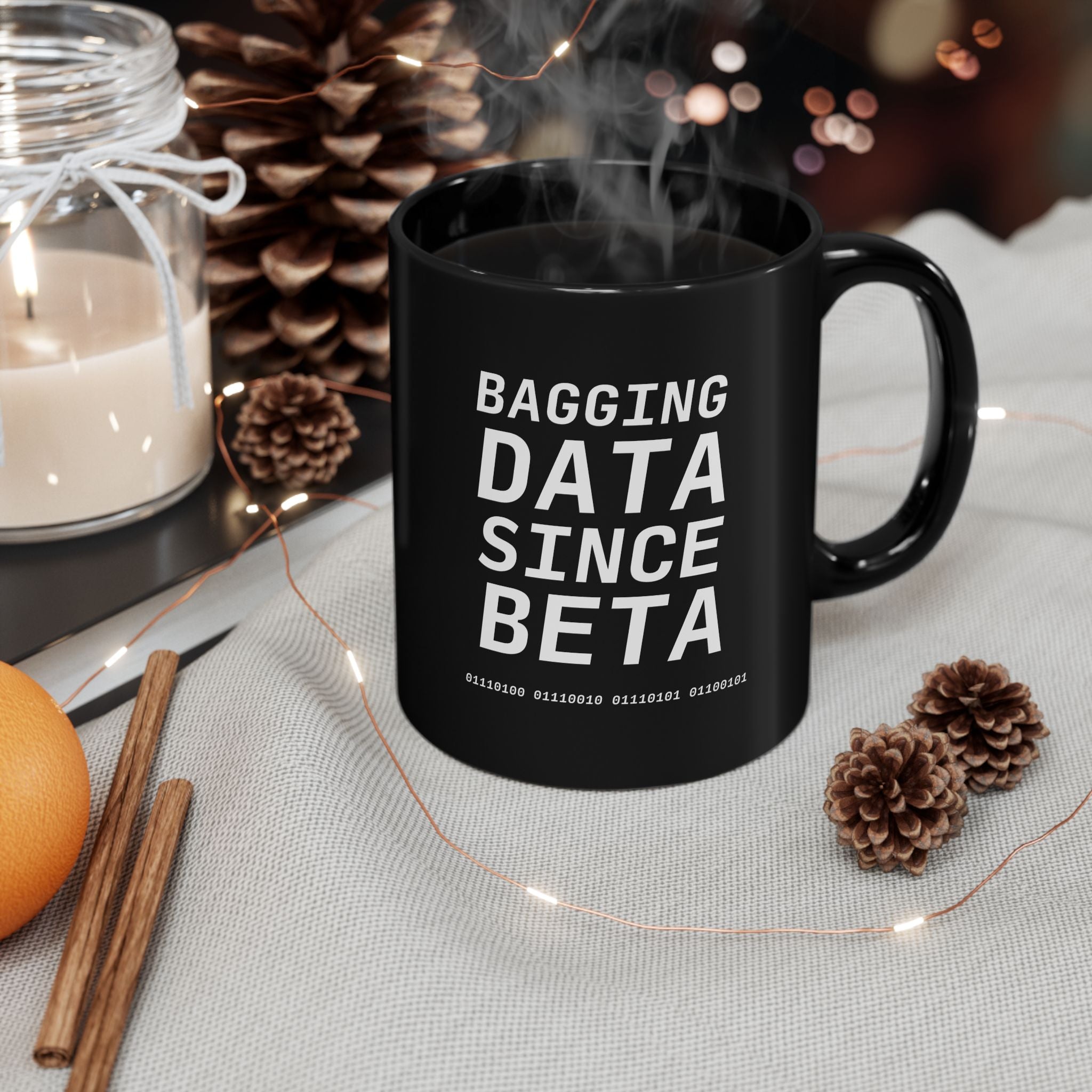 Data Lover's Black Mug