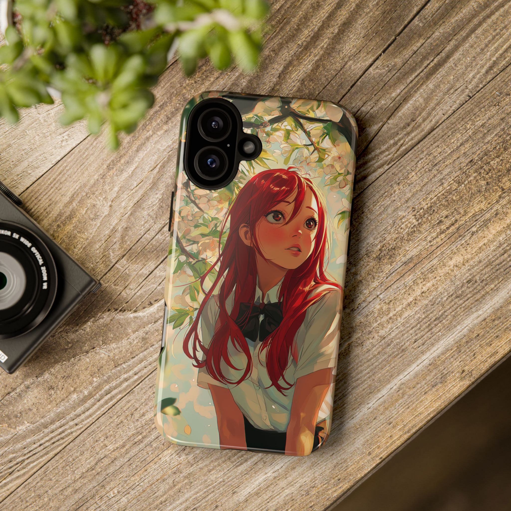 Artistic Phone Case with Floral Design