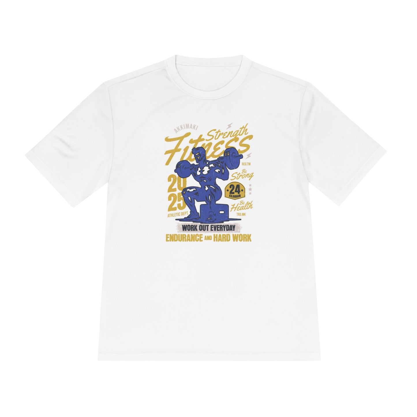Strength Fitness Unisex Moisture Wicking Tee