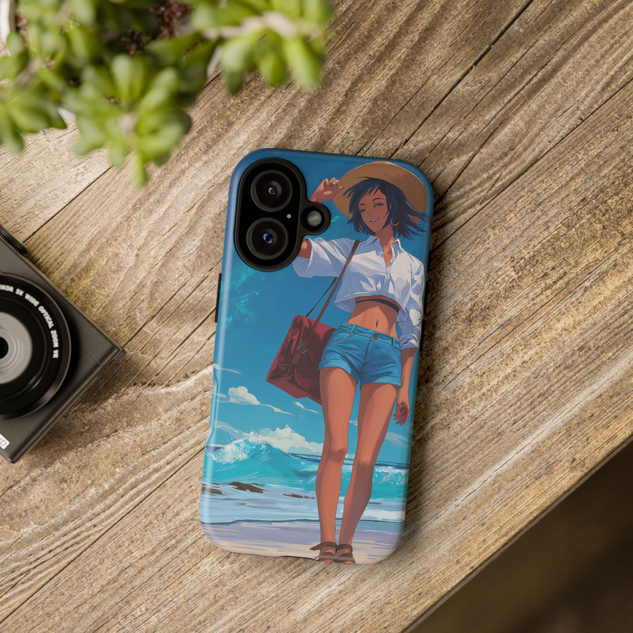 Tough Cases: Stylish Phone Case with Beach Vibe