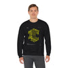 Motivational Crewneck Sweatshirt - "Always Overcome Every Challenge, Never Settle"
