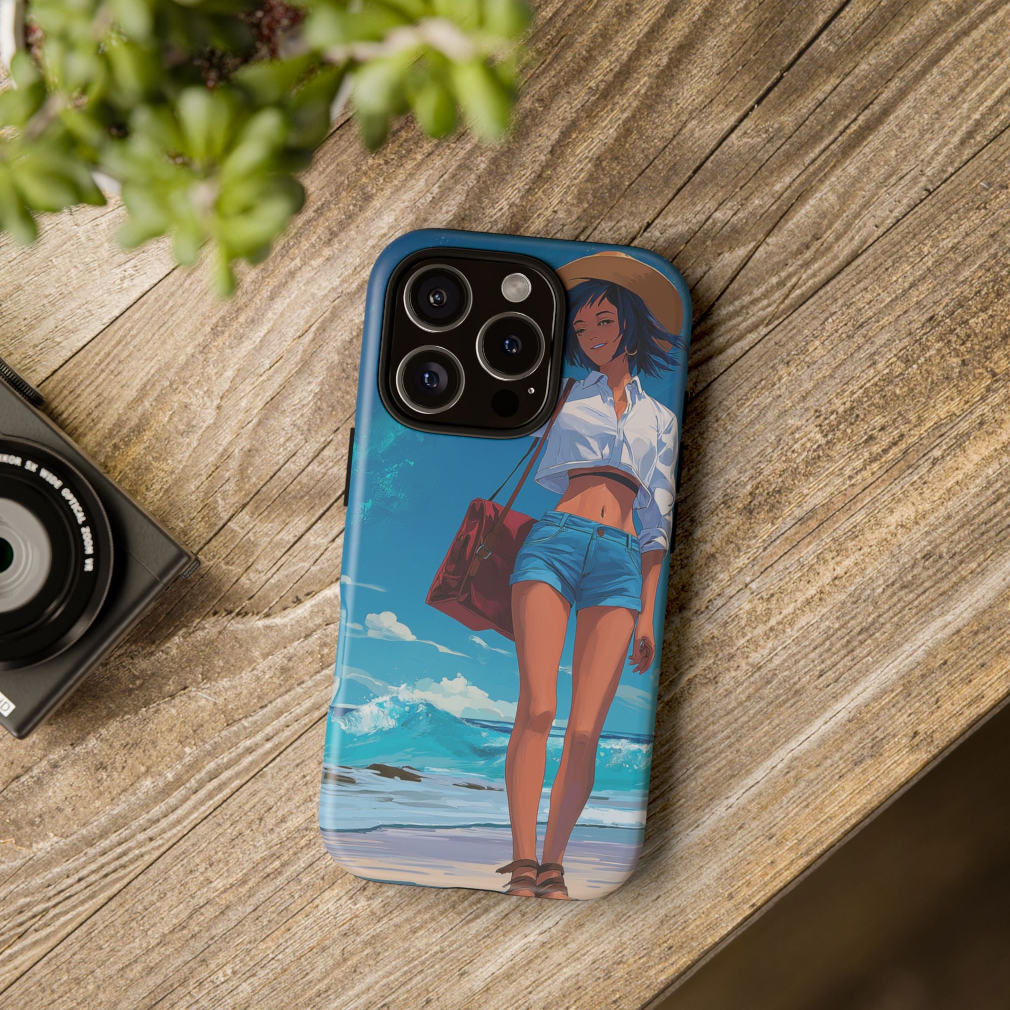 Tough Cases: Stylish Phone Case with Beach Vibe