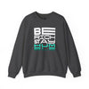 Inspirational Crewneck Sweatshirt - 'Be Rich Stay Humble'