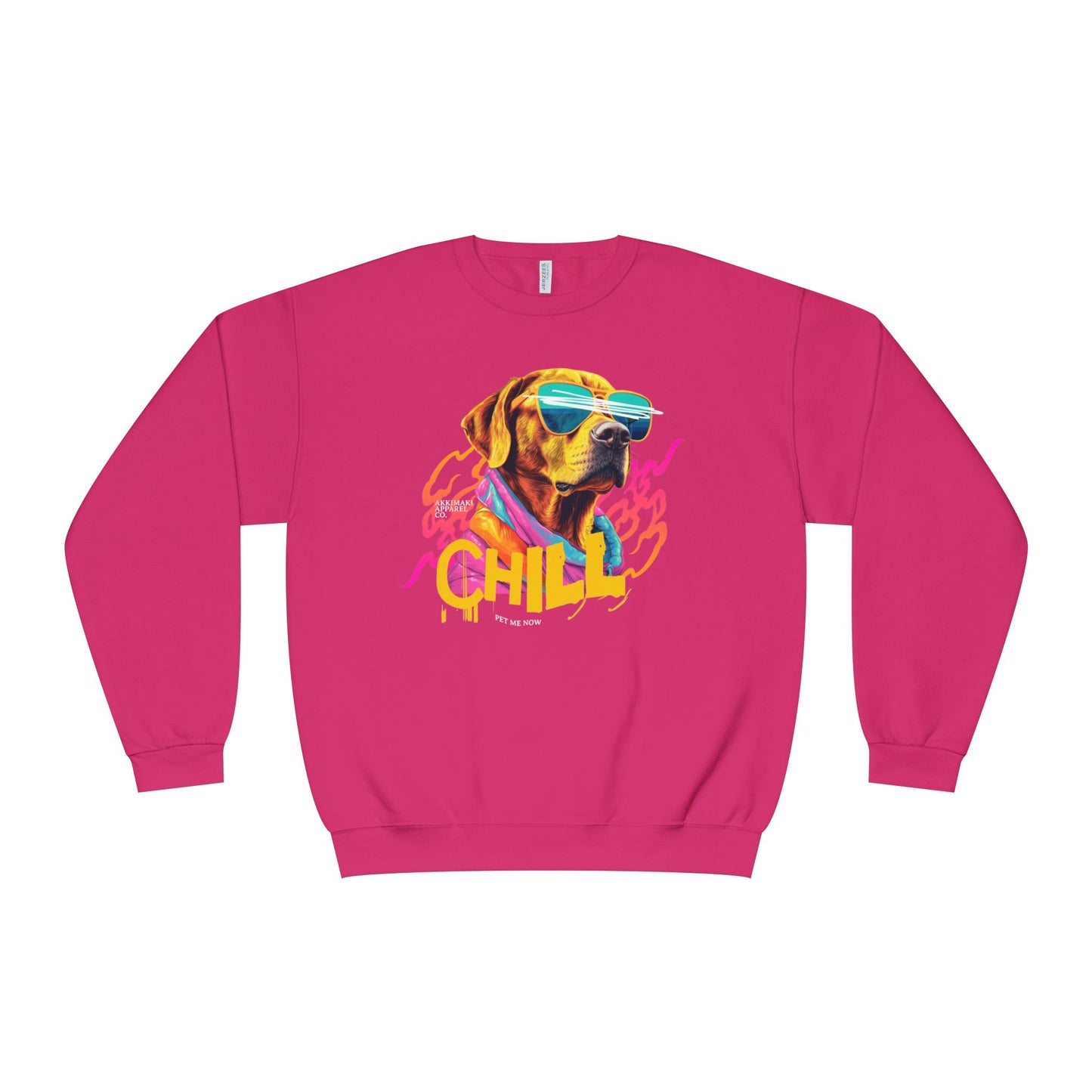 Chill Dog Graphic Crewneck Sweatshirt