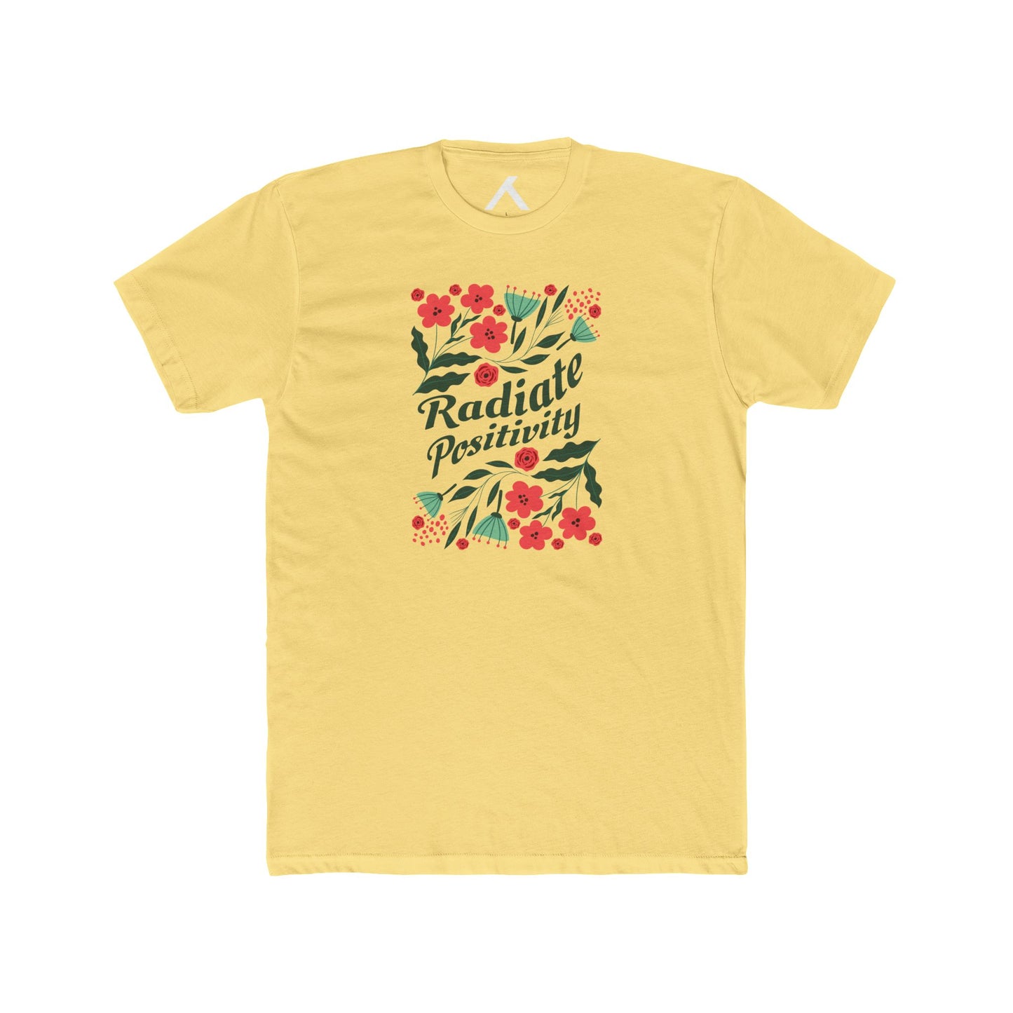 Radiate Positivity Unisex Cotton Crew Tee