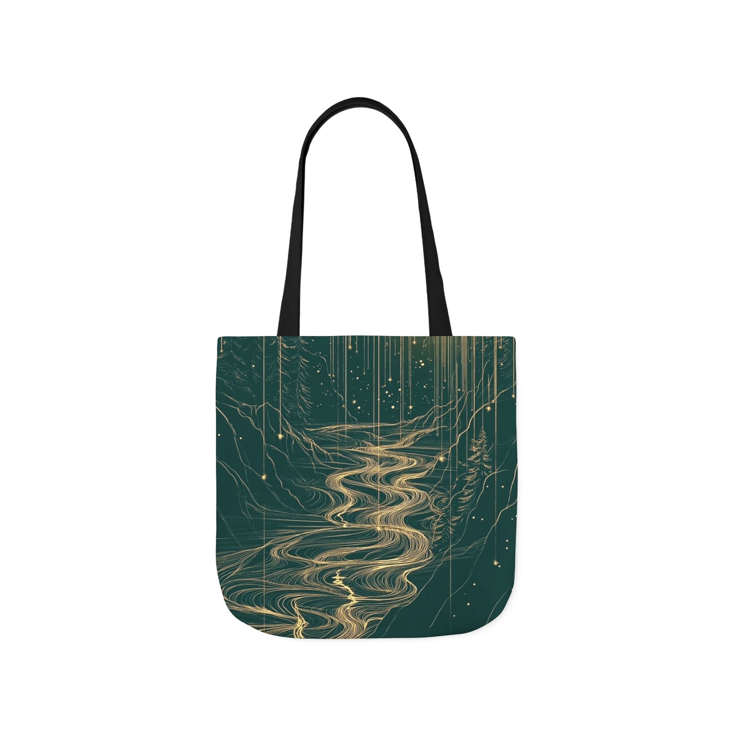 Moonlit Forest Canvas Tote Bag