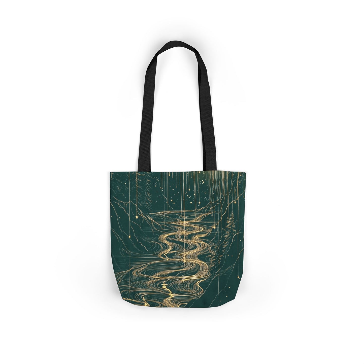 Moonlit Forest Canvas Tote Bag