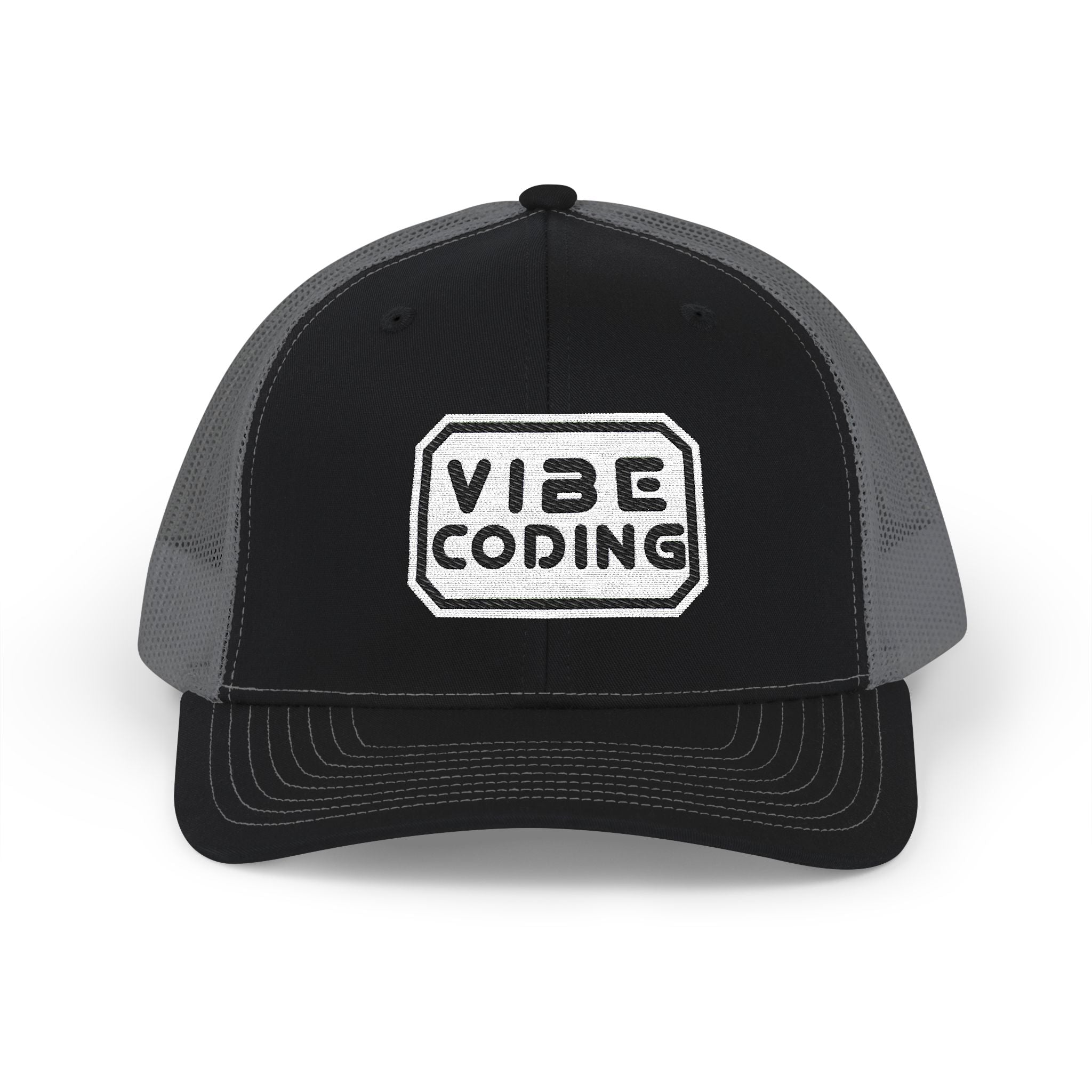 Vibe Coding Snapback Trucker Cap