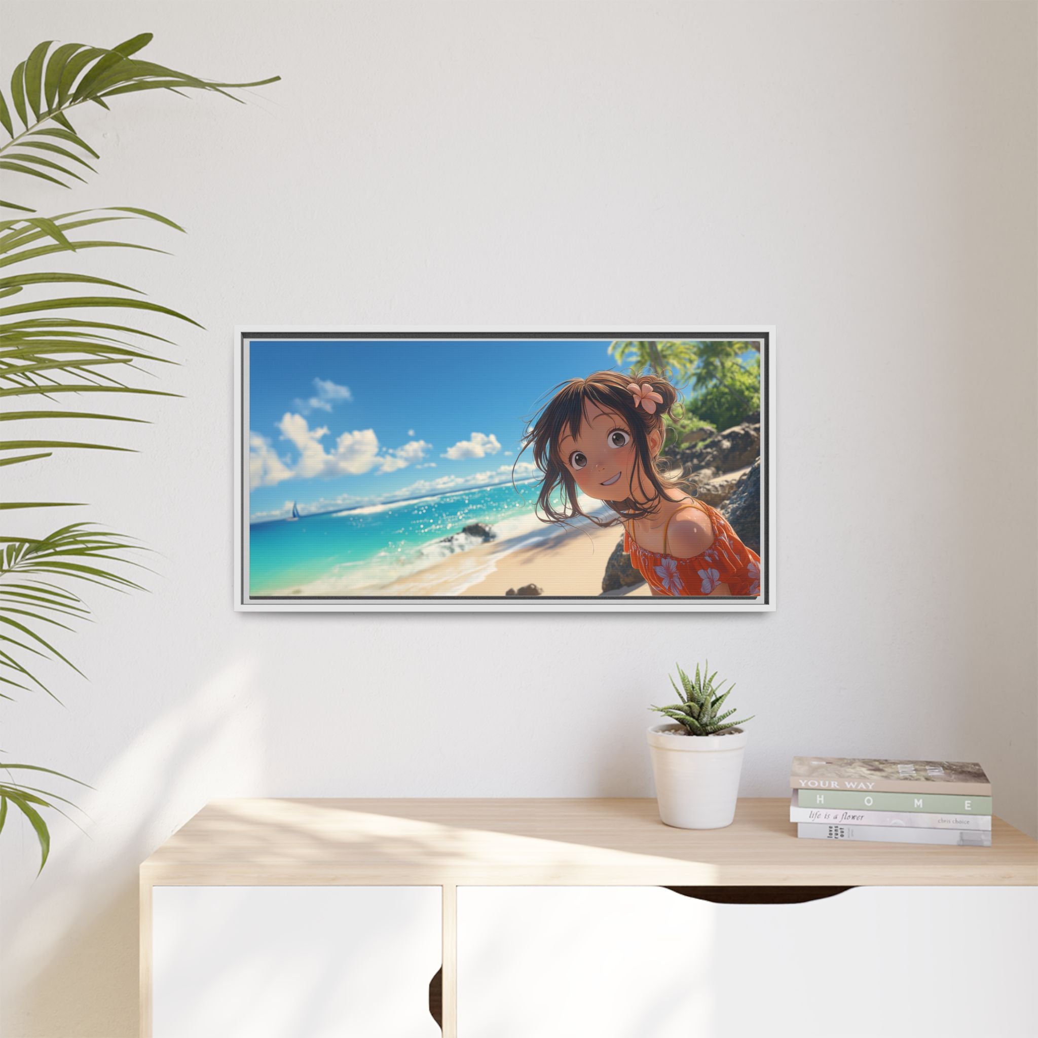 Vibrant Framed Canvas Print