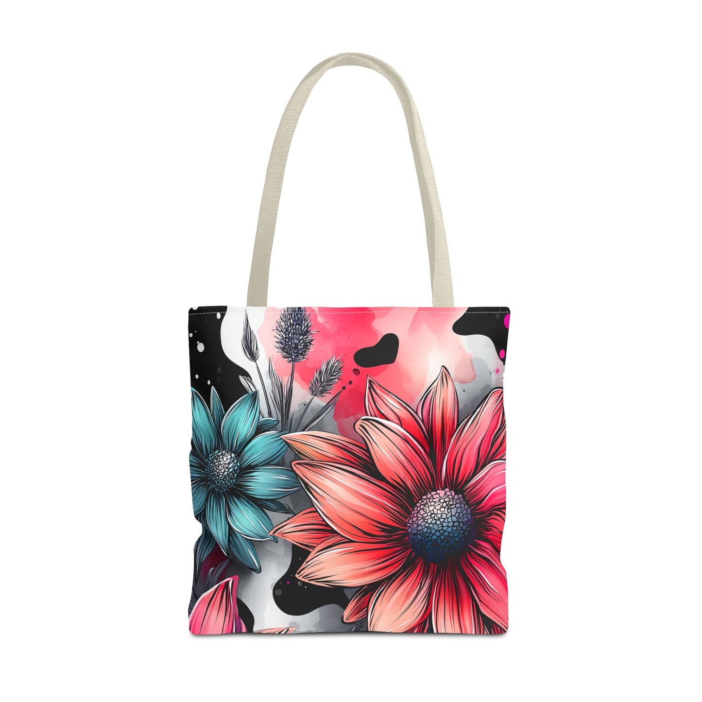 Vibrant Floral Tote Bag
